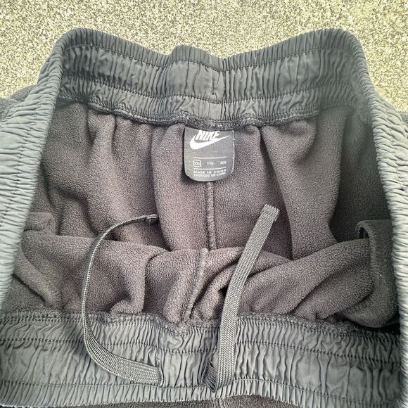 Nike Sportswear Club Polar Fleece Joggers Mens XXL Loose Fit Black Comfort Pants - Picture 5 of 8